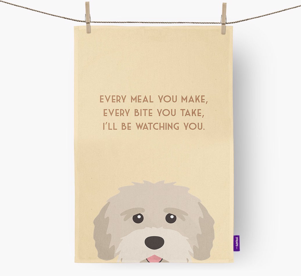 'I'll be watching you' Tea Towel