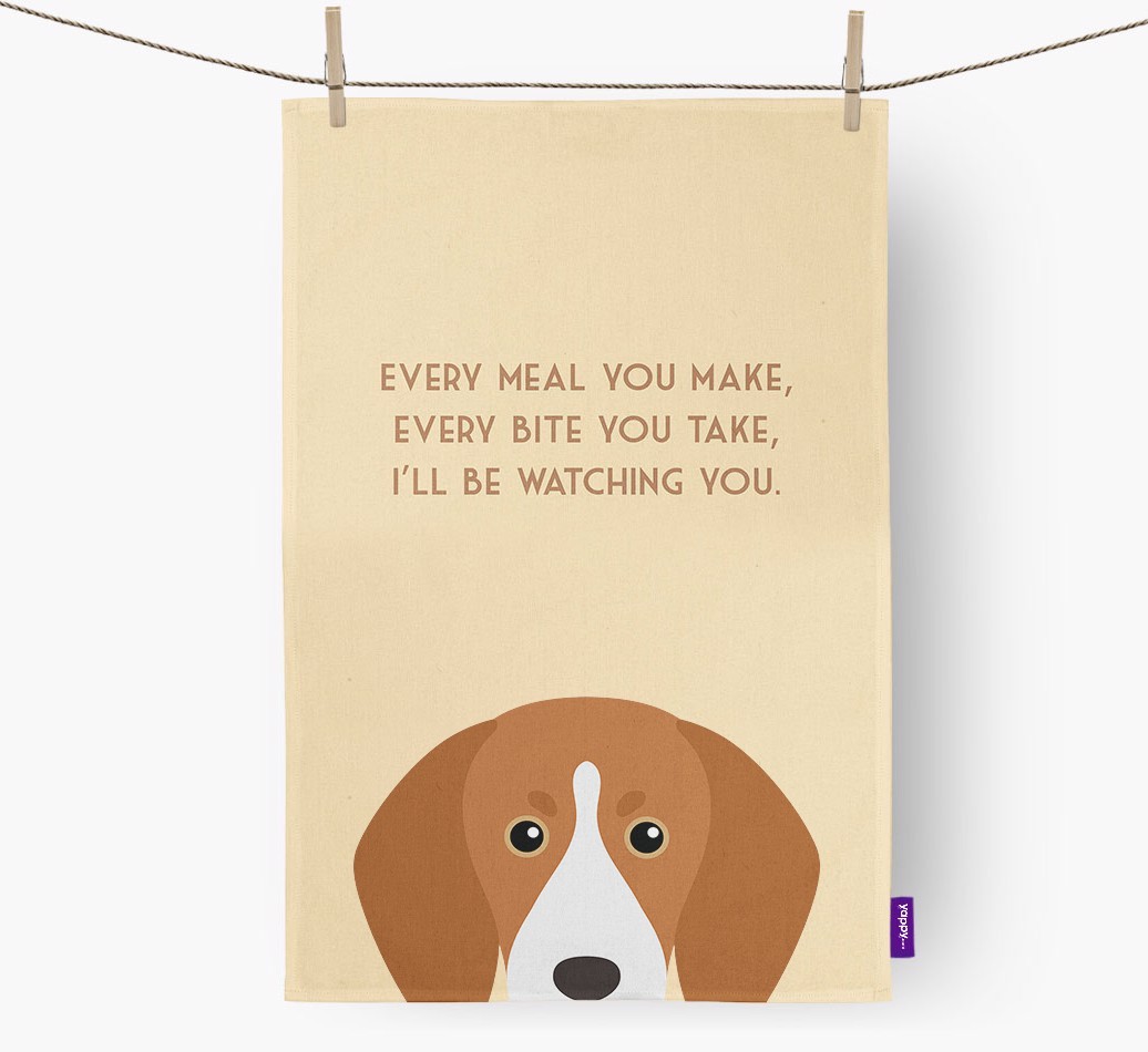 'I'll be watching you' Tea Towel
