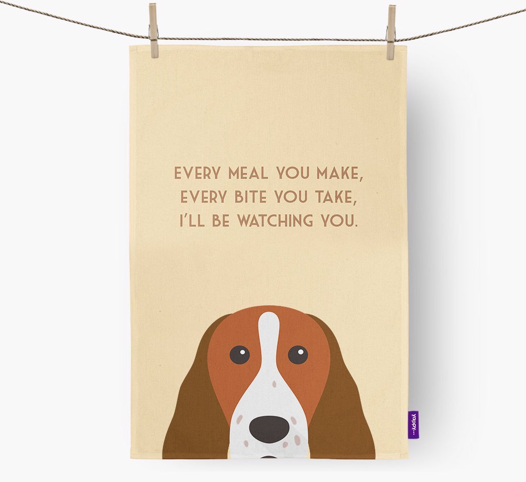 'I'll be watching you' Tea Towel