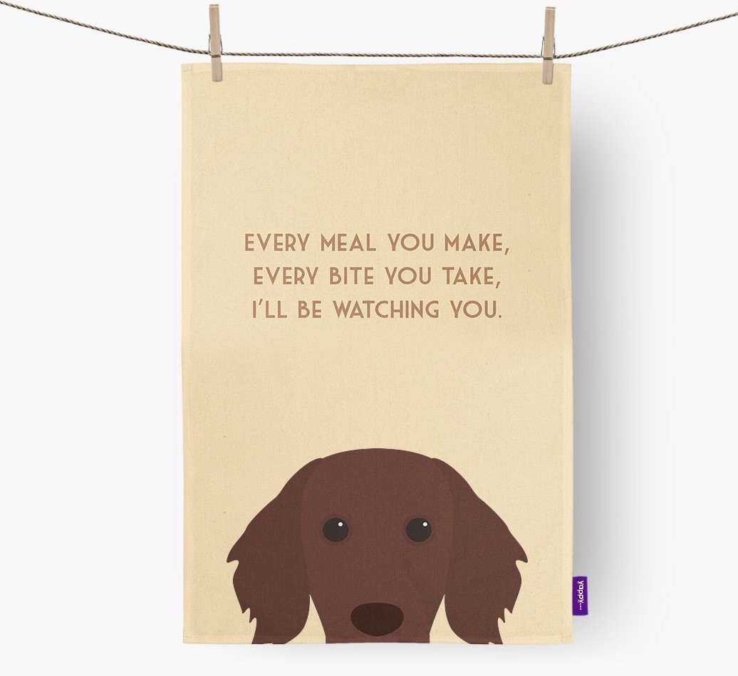 'I'll be watching you' Tea Towel