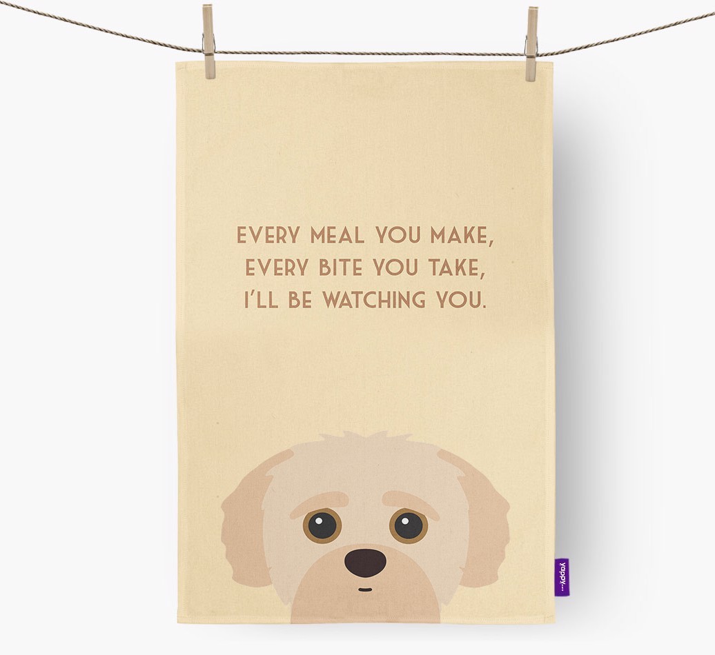 'I'll be watching you' Tea Towel