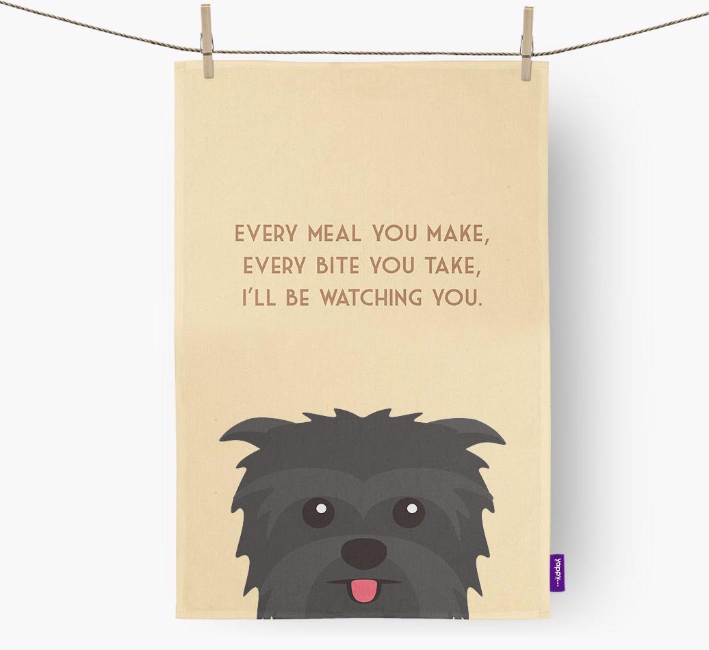 'I'll be watching you' Dish Towel