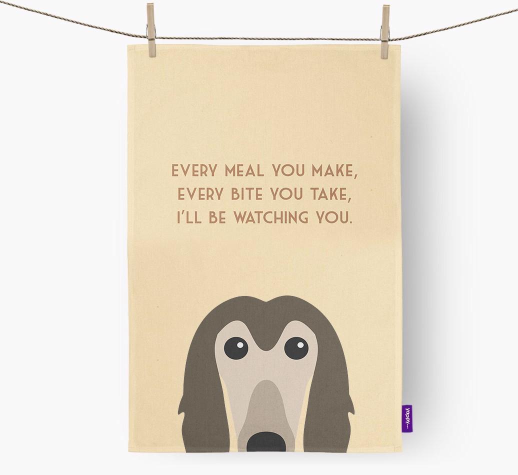'I'll be watching you' Dish Towel