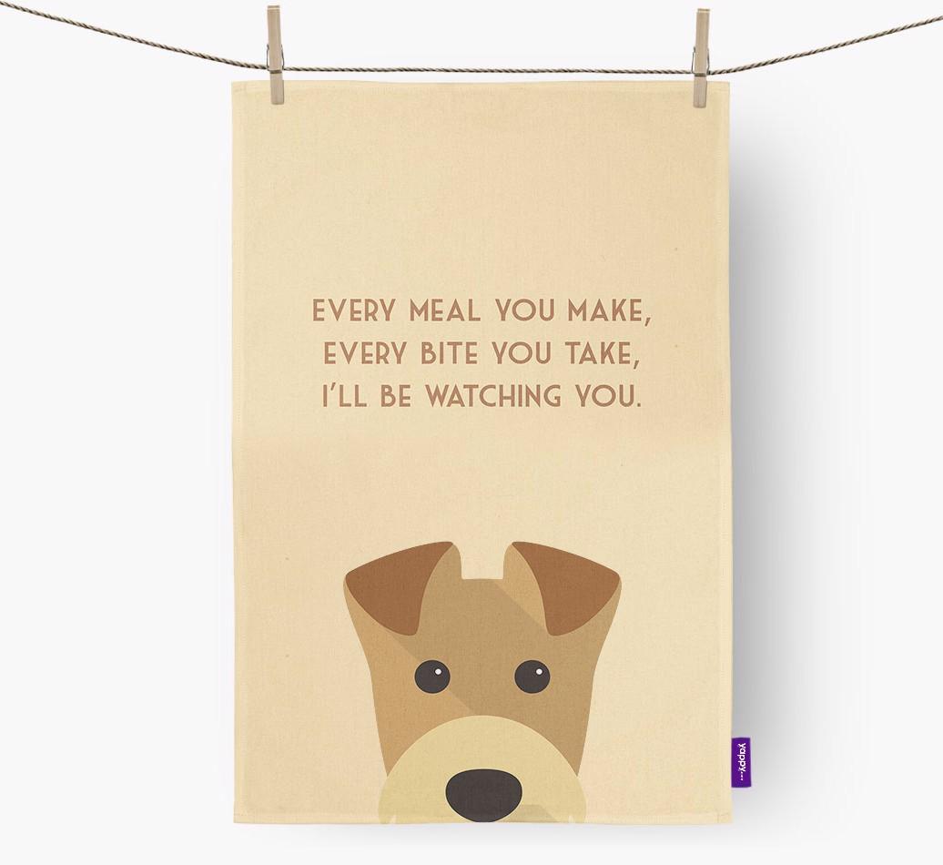 'I'll be watching you' Dish Towel