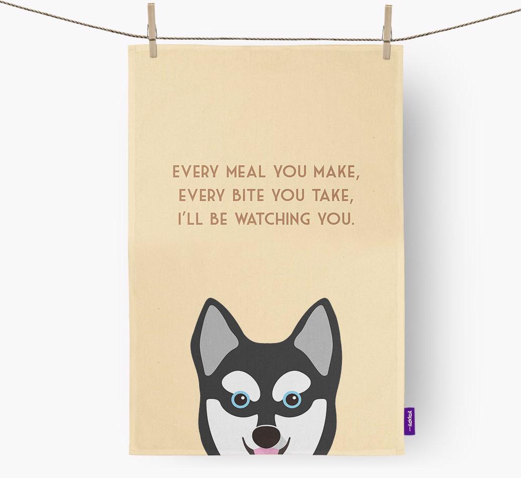 'I'll be watching you' Dish Towel
