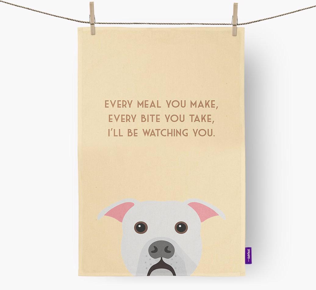 'I'll be watching you' Dish Towel