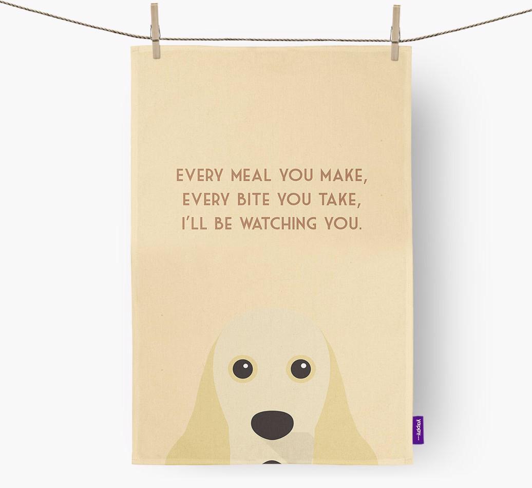 'I'll be watching you' Dish Towel