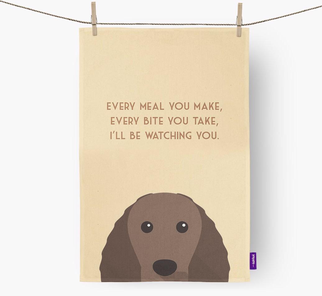 'I'll be watching you' Dish Towel