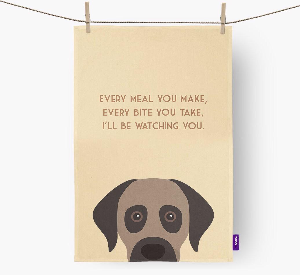 'I'll be watching you' Dish Towel
