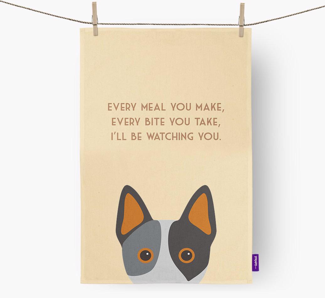 'I'll be watching you' Dish Towel