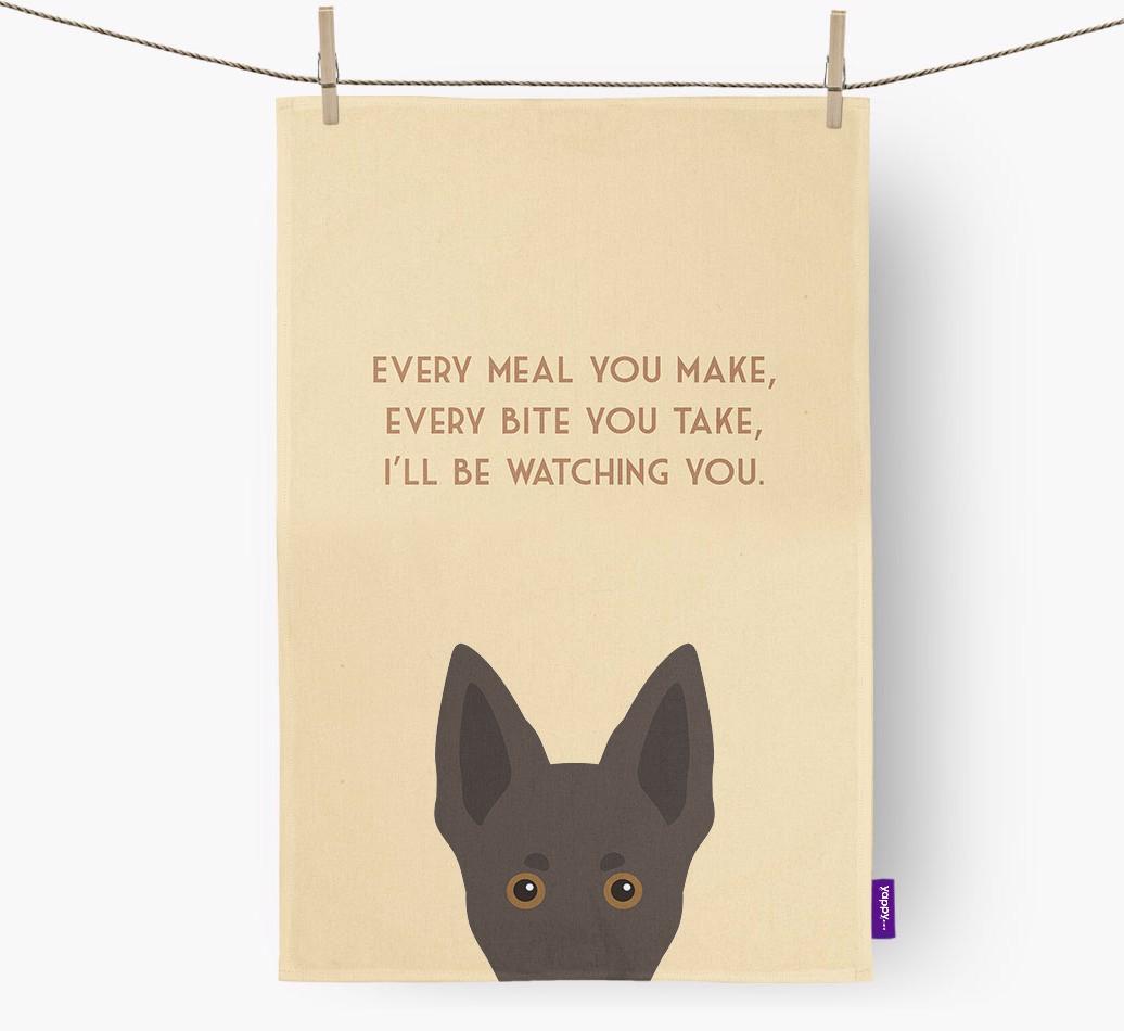'I'll be watching you' Dish Towel