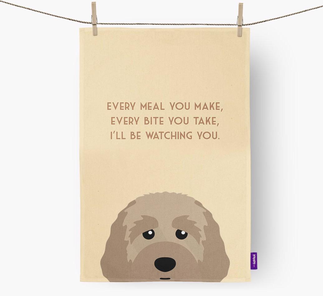 'I'll be watching you' Dish Towel