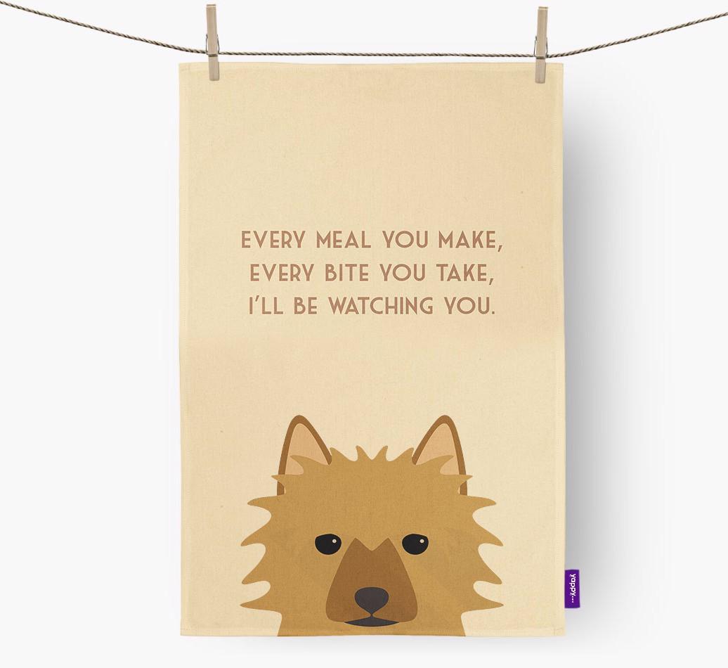 'I'll be watching you' Dish Towel