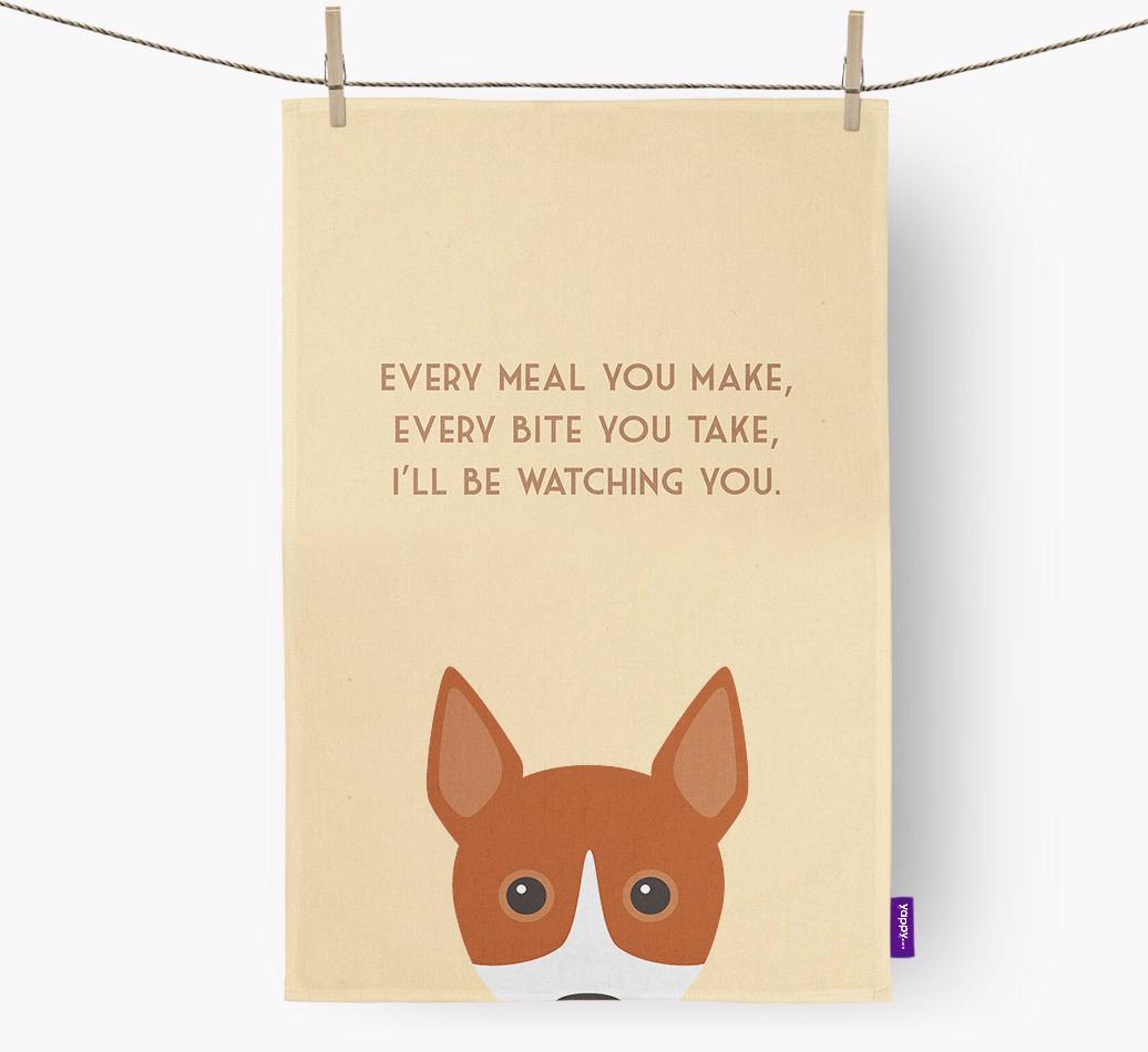 'I'll be watching you' Dish Towel
