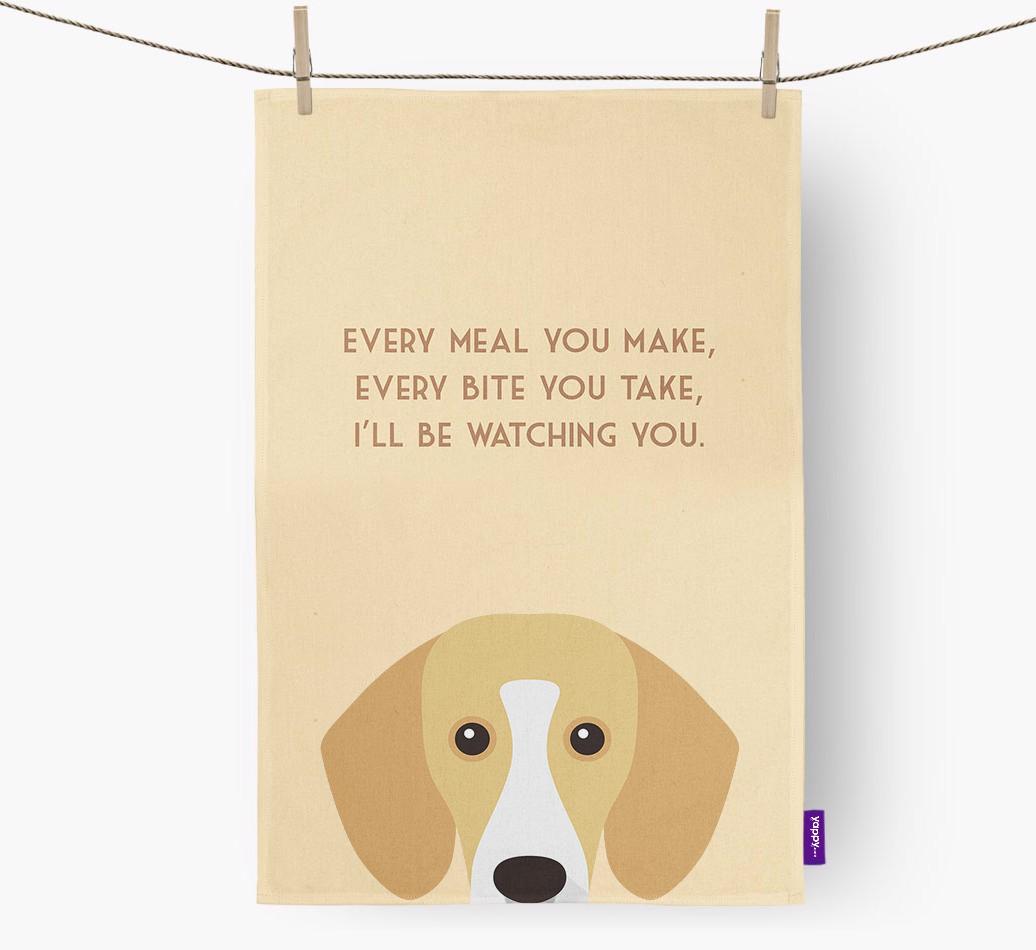 'I'll be watching you' Dish Towel