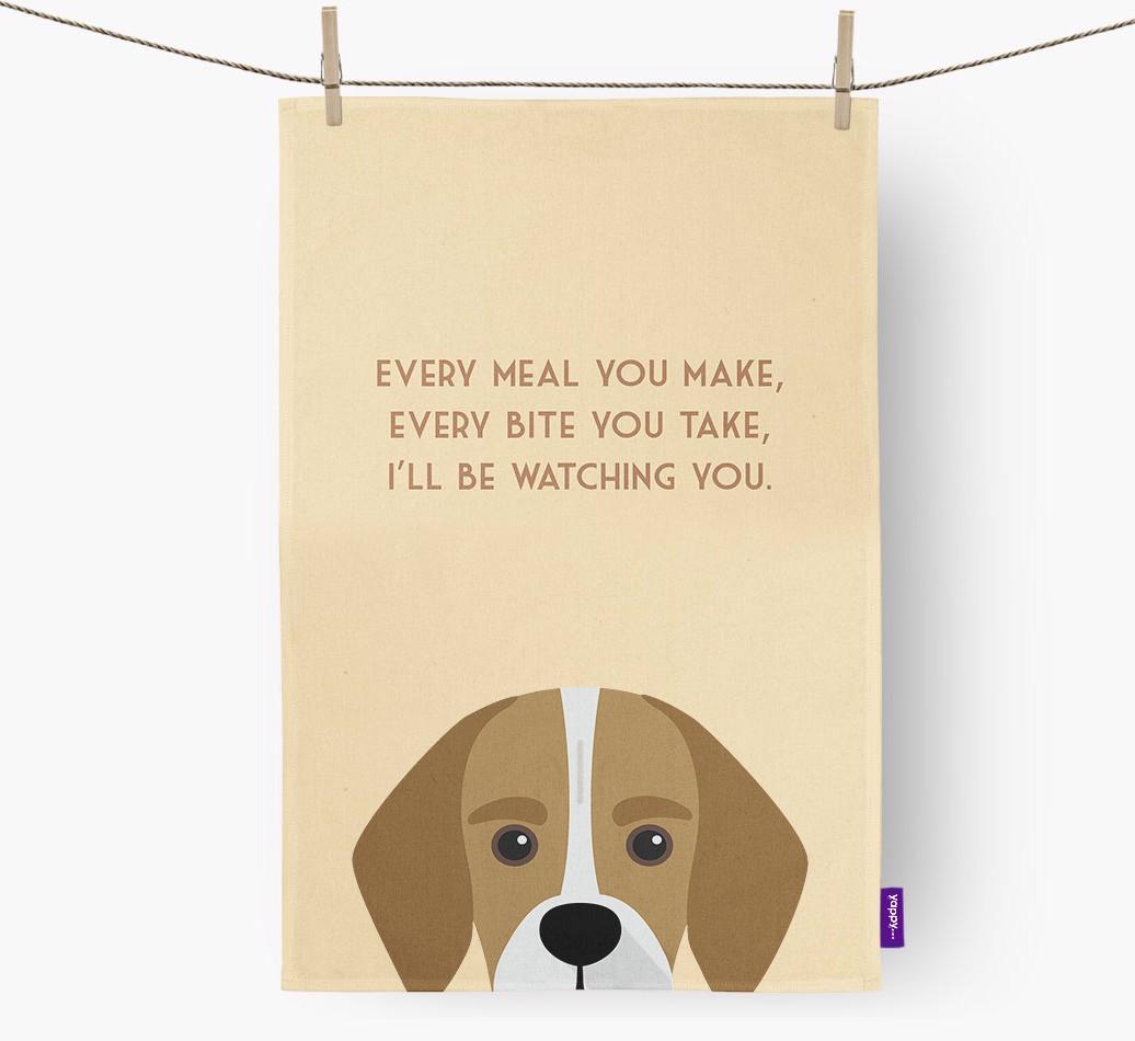 'I'll be watching you' Dish Towel