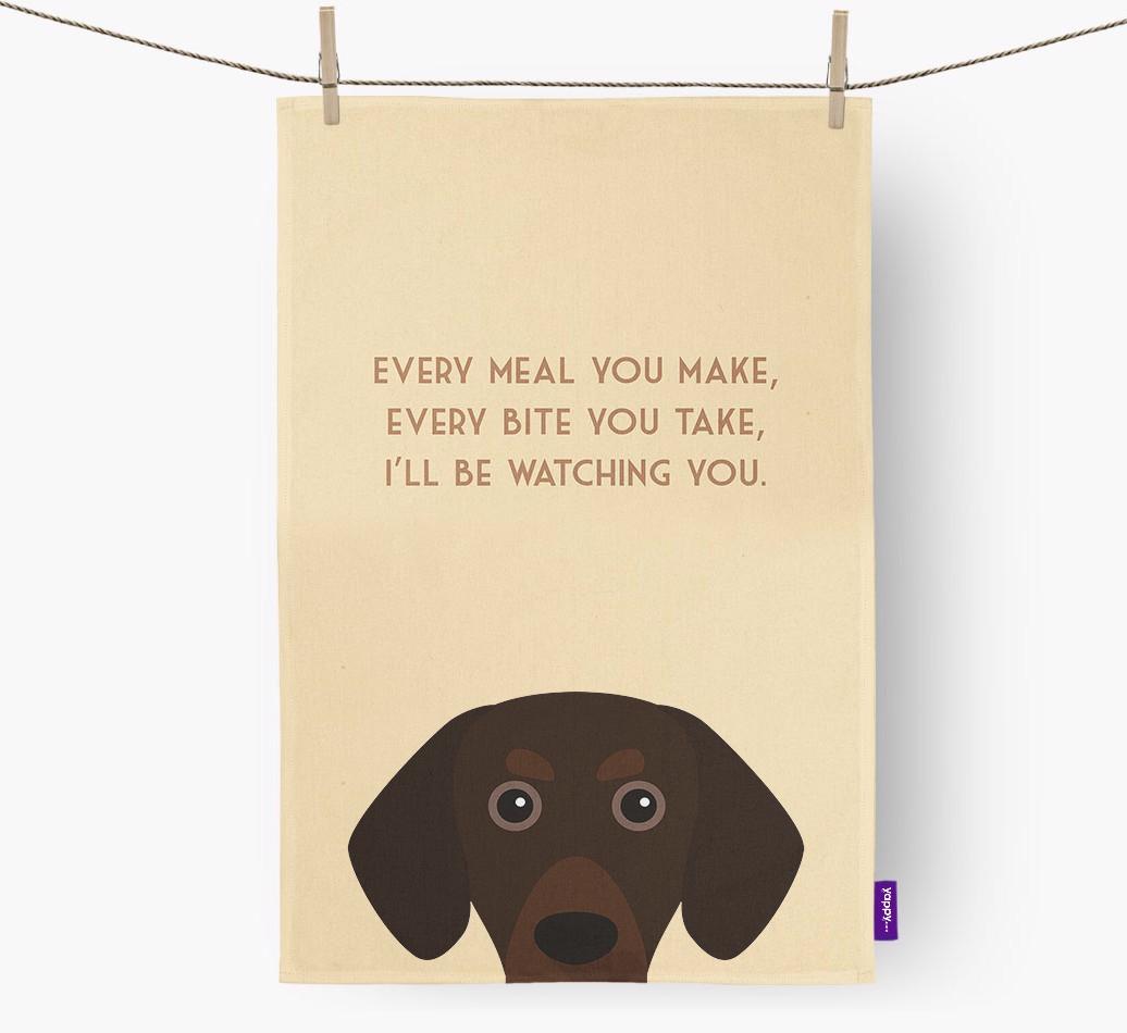 'I'll be watching you' Dish Towel