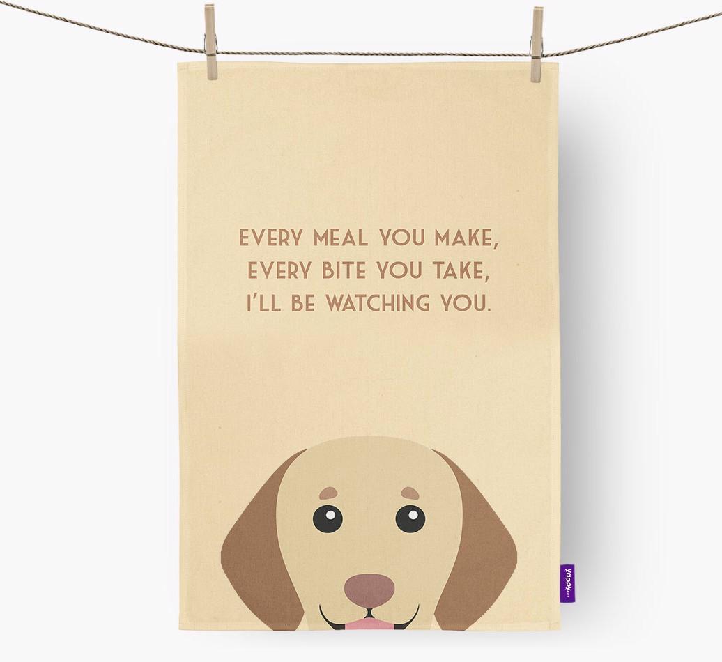 'I'll be watching you' Dish Towel
