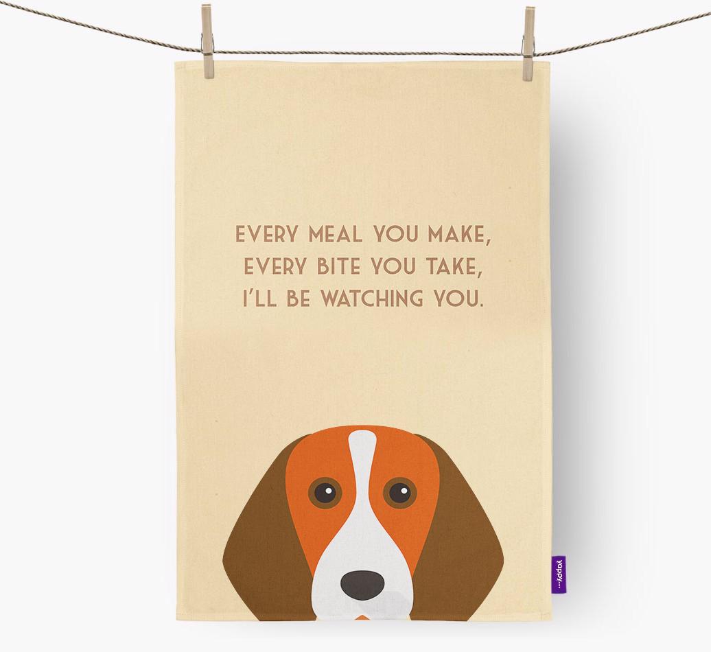 'I'll be watching you' Dish Towel