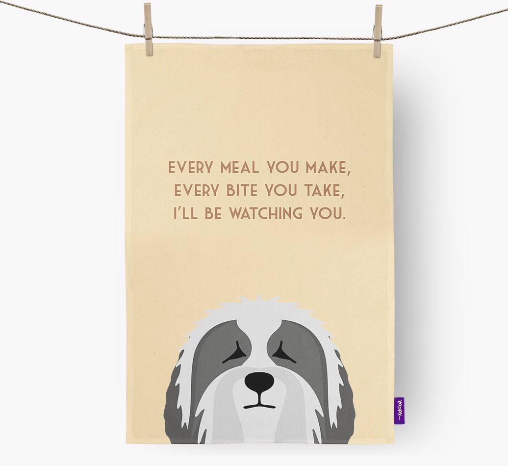 'I'll be watching you' Dish Towel