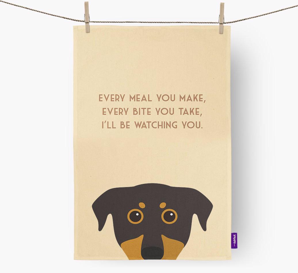 'I'll be watching you' Dish Towel