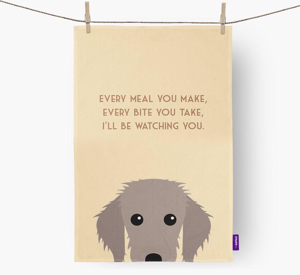 'I'll be watching you' Dish Towel