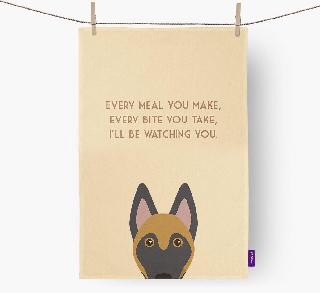 'I'll be watching you' Dish Towel
