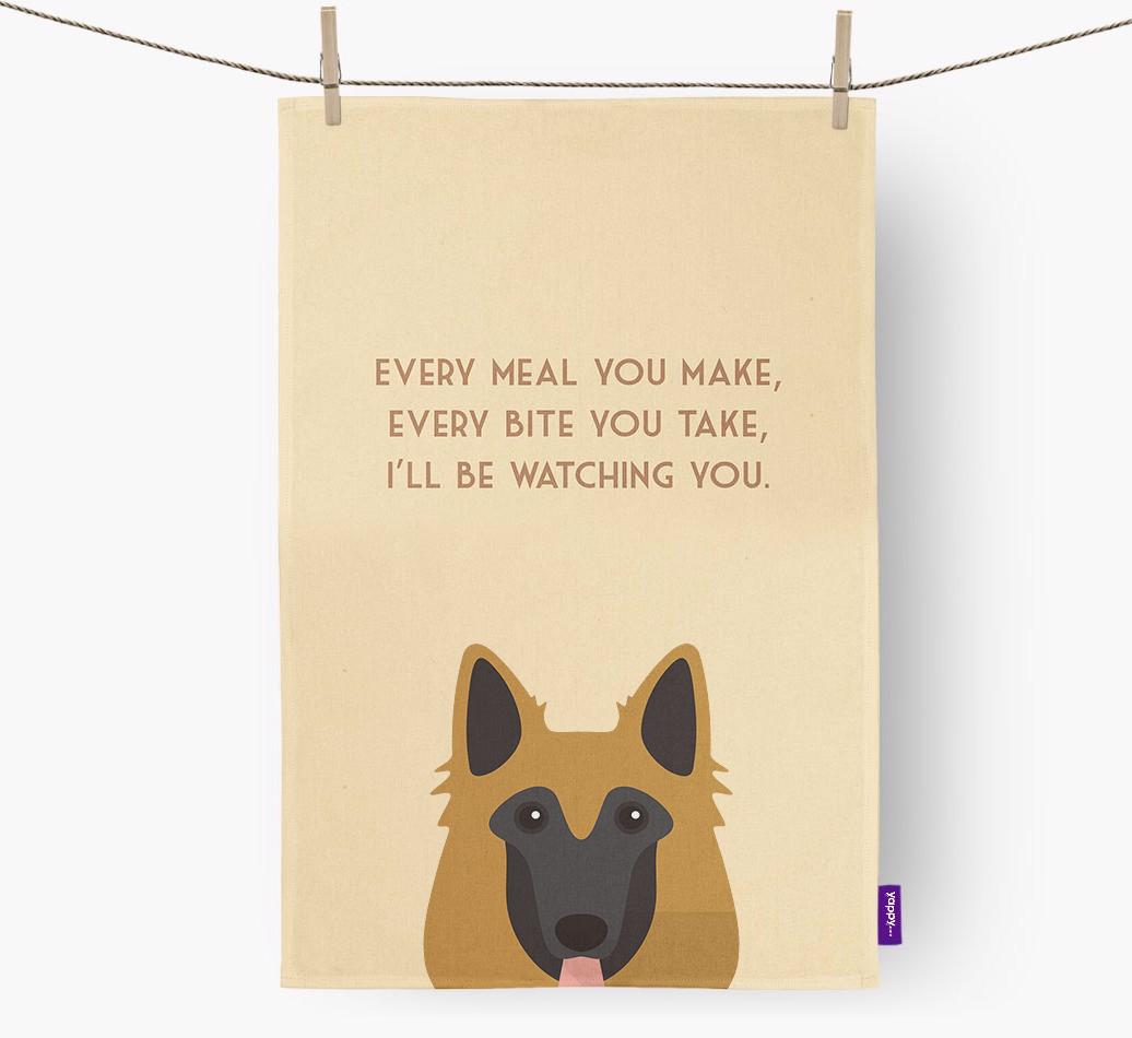'I'll be watching you' Dish Towel