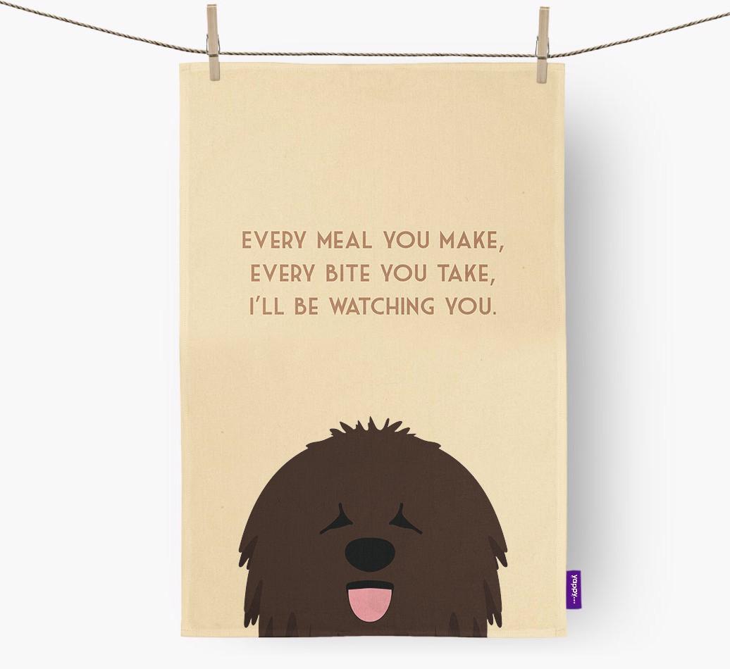 'I'll be watching you' Dish Towel