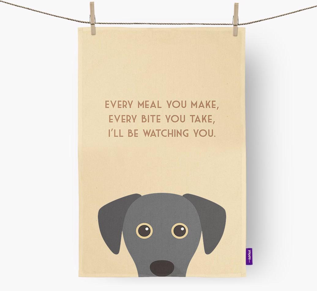 'I'll be watching you' Dish Towel