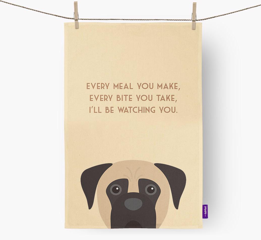 'I'll be watching you' Dish Towel