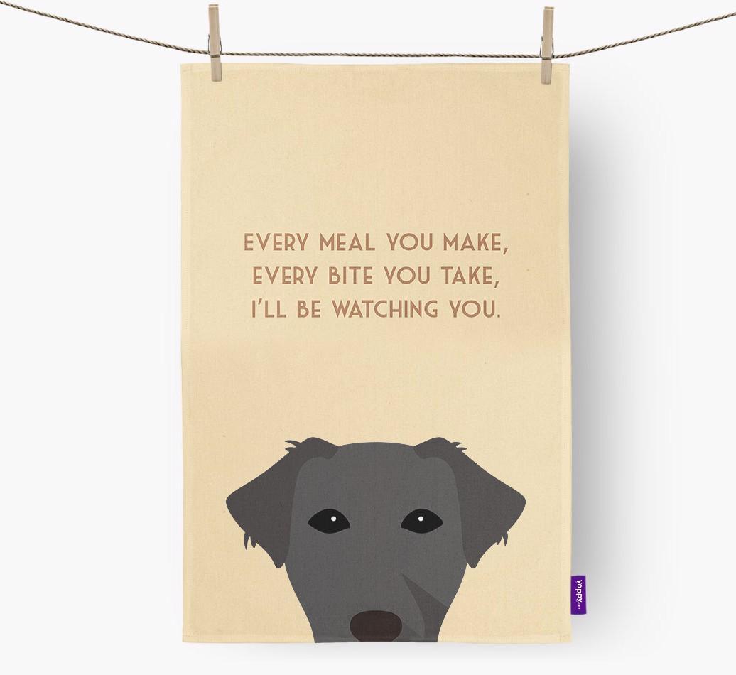 'I'll be watching you' Dish Towel
