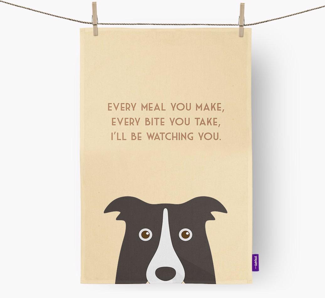 'I'll be watching you' Dish Towel
