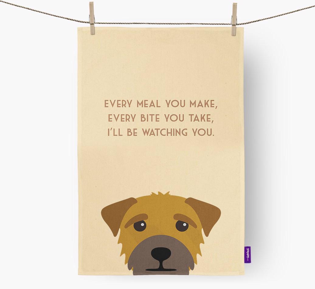 'I'll be watching you' Dish Towel
