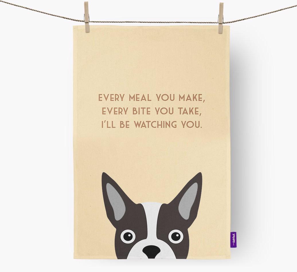'I'll be watching you' Dish Towel