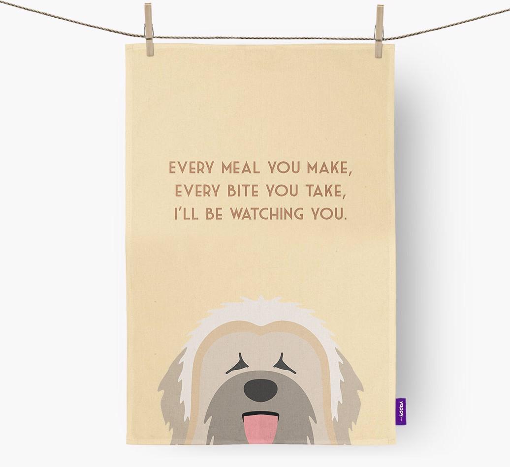 'I'll be watching you' Dish Towel