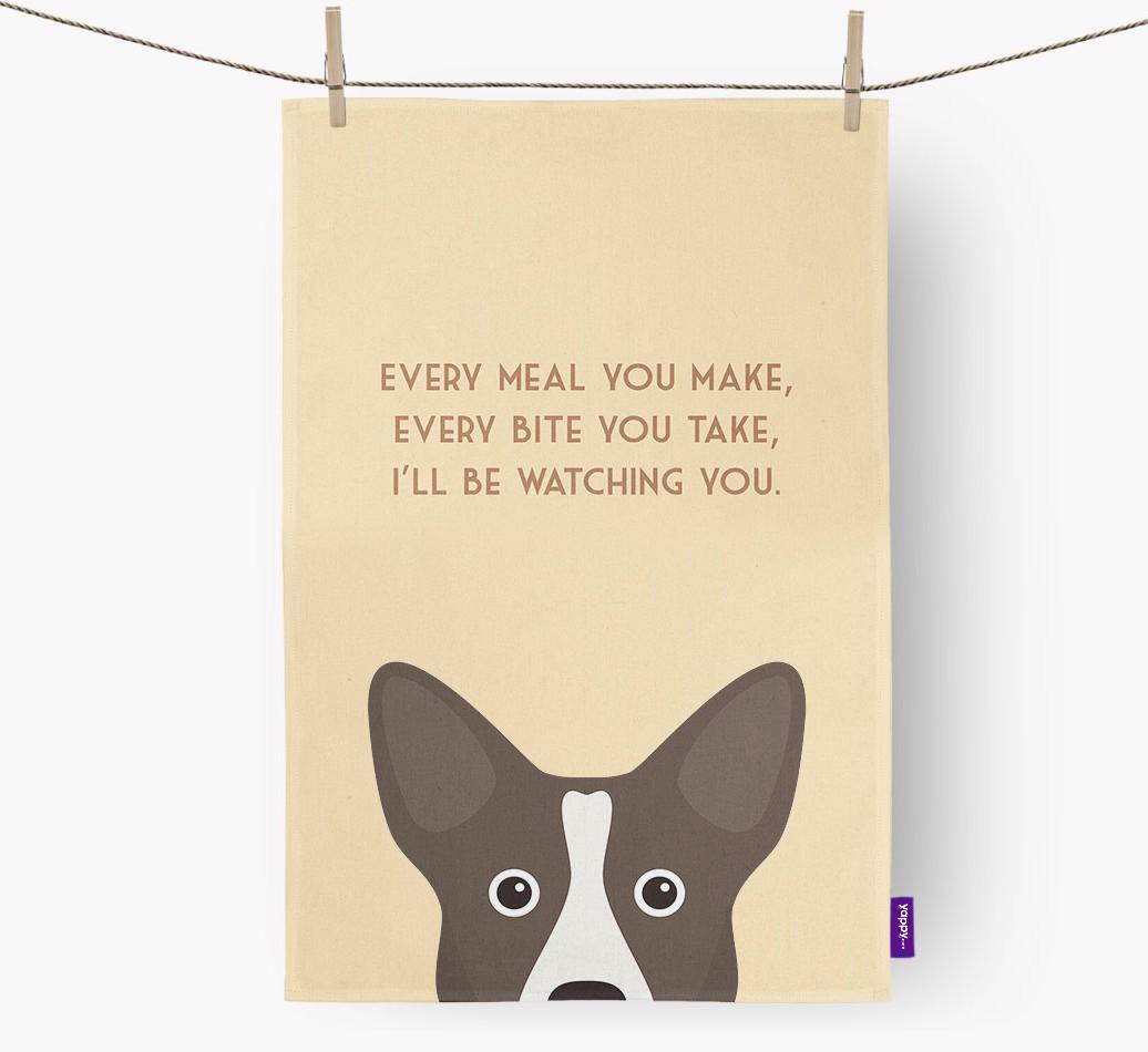 'I'll be watching you' Dish Towel