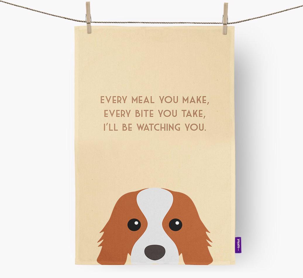 'I'll be watching you' Dish Towel
