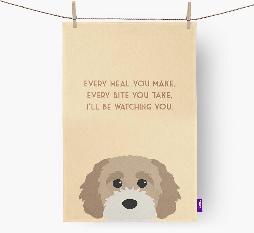 'I'll be watching you' Dish Towel