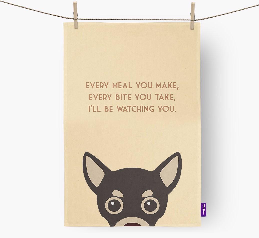 'I'll be watching you' Dish Towel