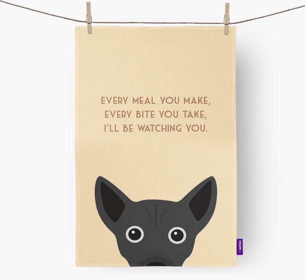 'I'll be watching you' Dish Towel