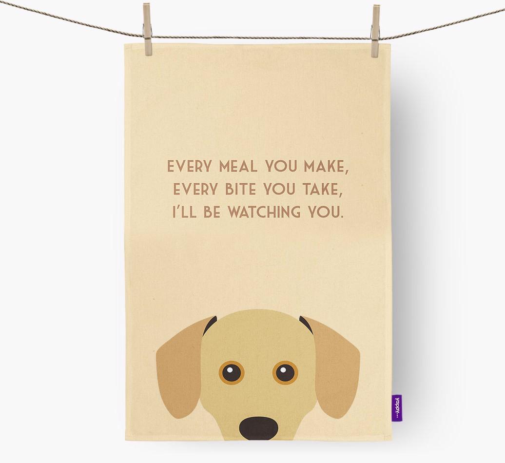 'I'll be watching you' Dish Towel