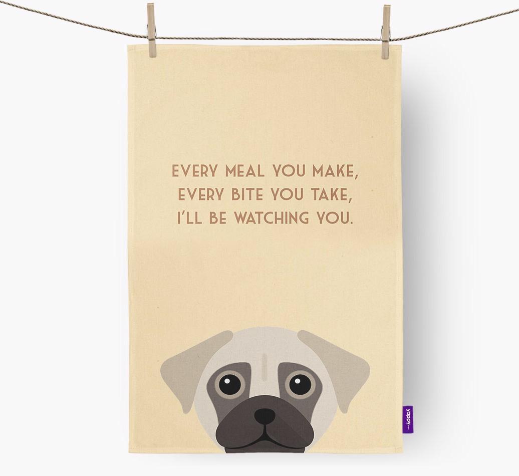 'I'll be watching you' Dish Towel