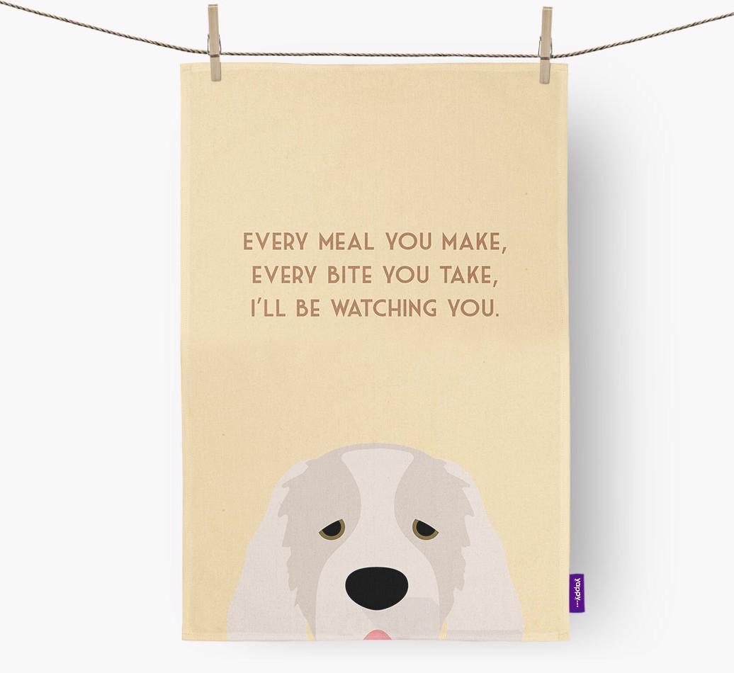 'I'll be watching you' Dish Towel
