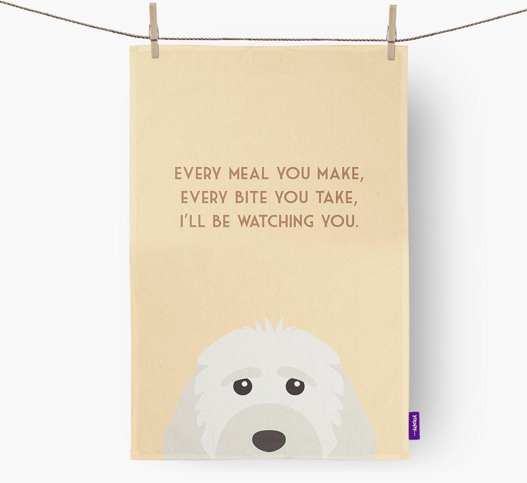 'I'll be watching you' Dish Towel