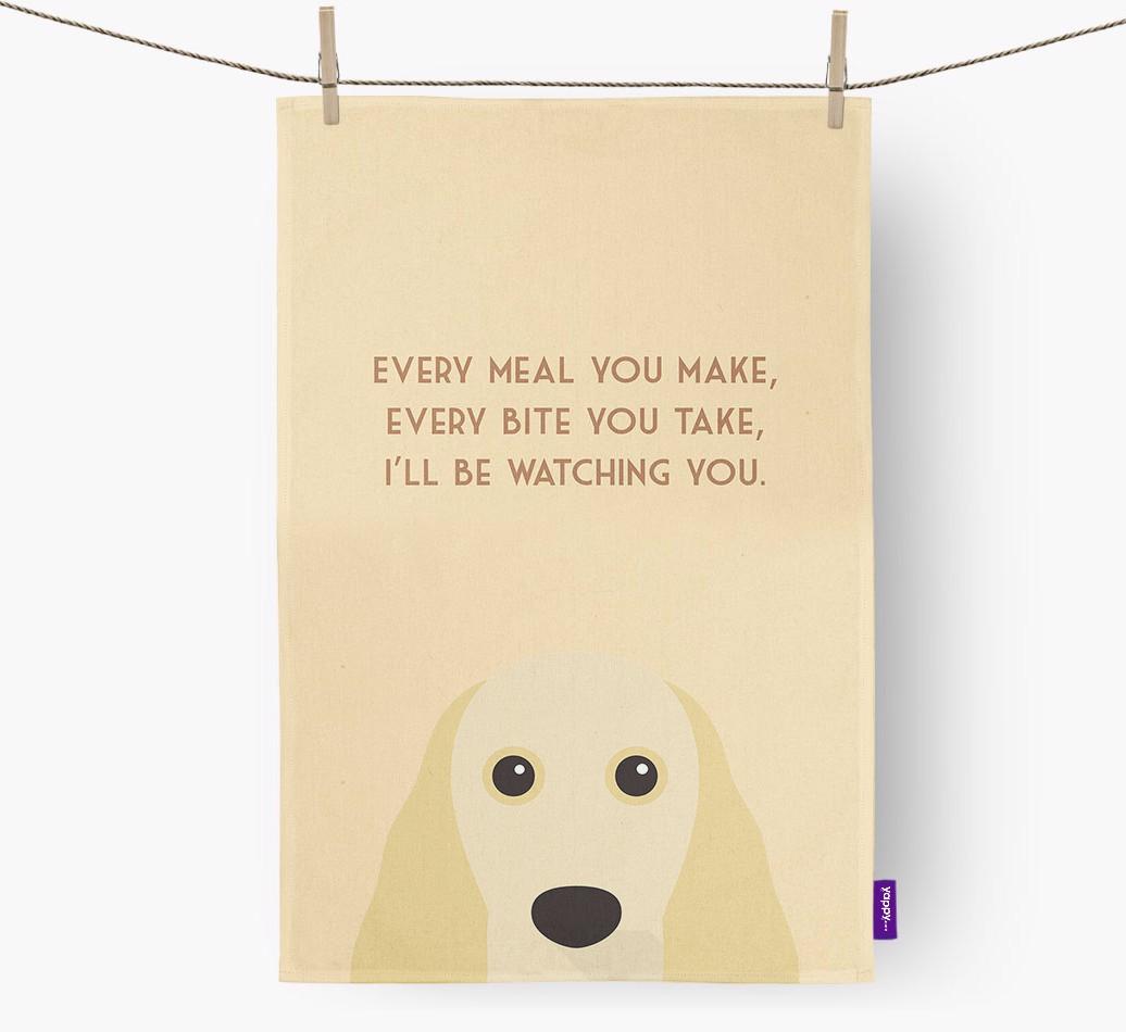 'I'll be watching you' Dish Towel