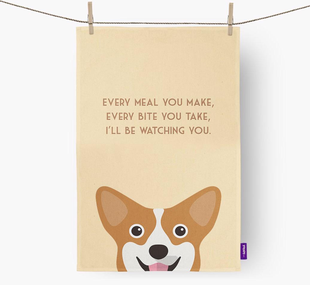 'I'll be watching you' Dish Towel
