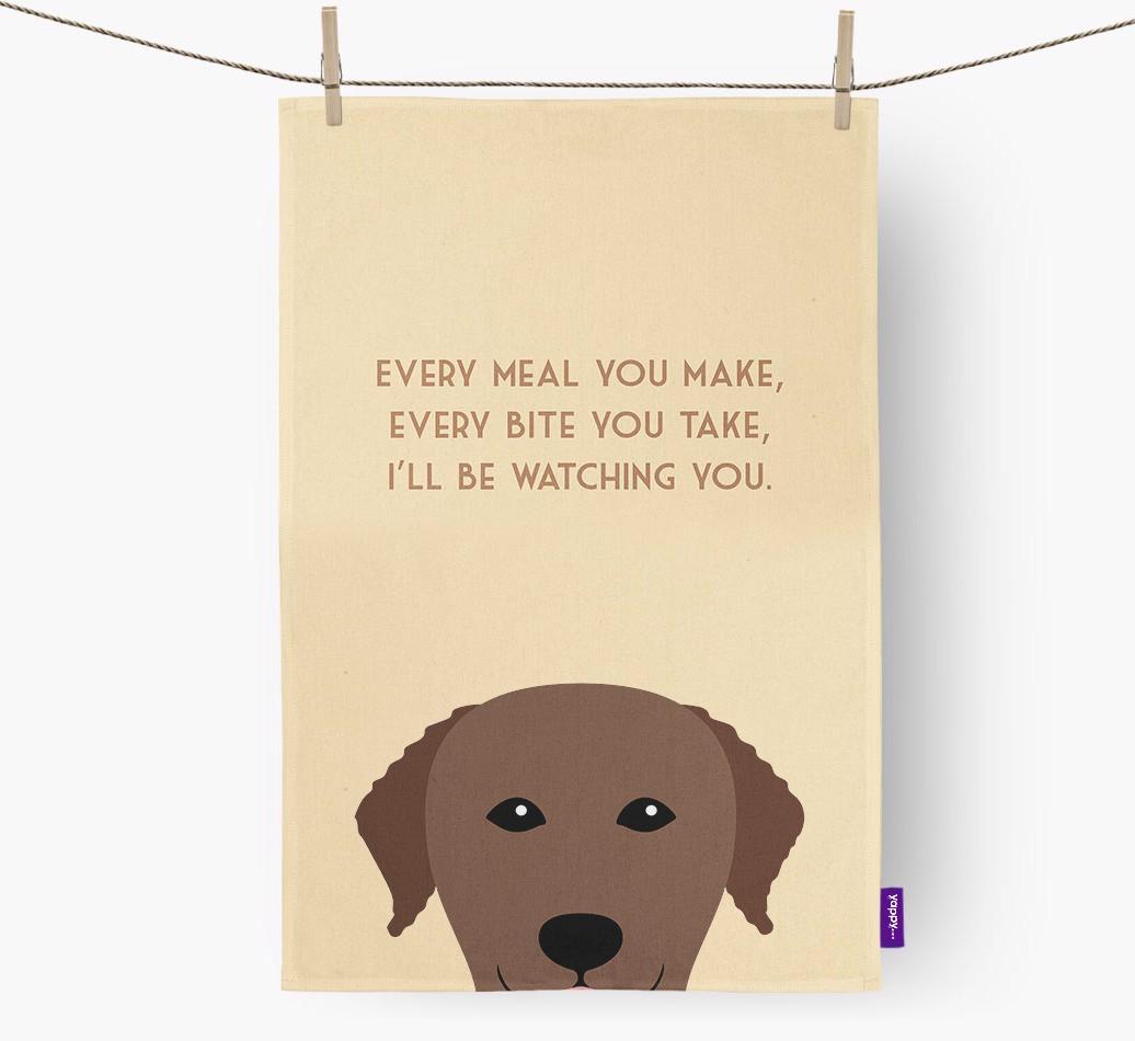 'I'll be watching you' Dish Towel