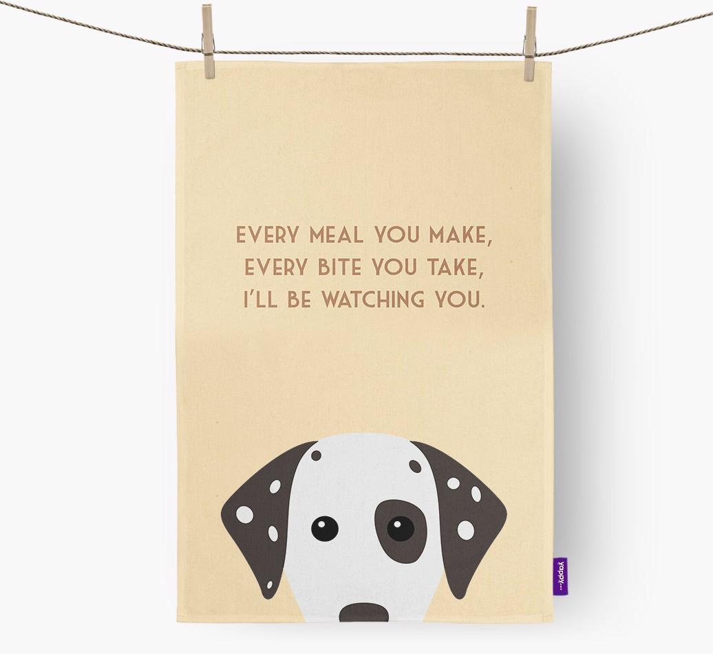 'I'll be watching you' Dish Towel