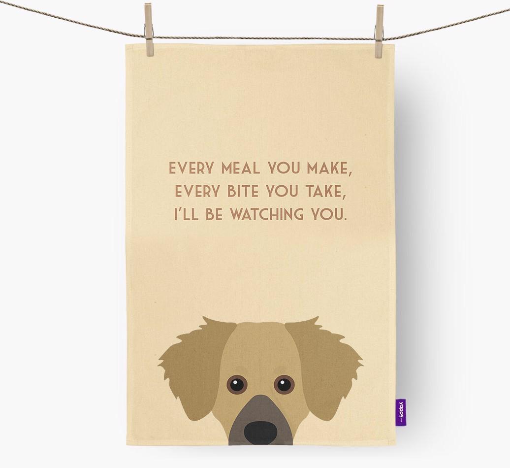 'I'll be watching you' Dish Towel
